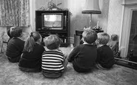 tv kijken bij je vriendje in 1951